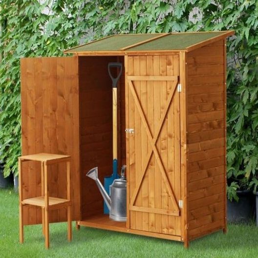 Caseta Jardin Madera Puerta Doble color Madera, , large image number null