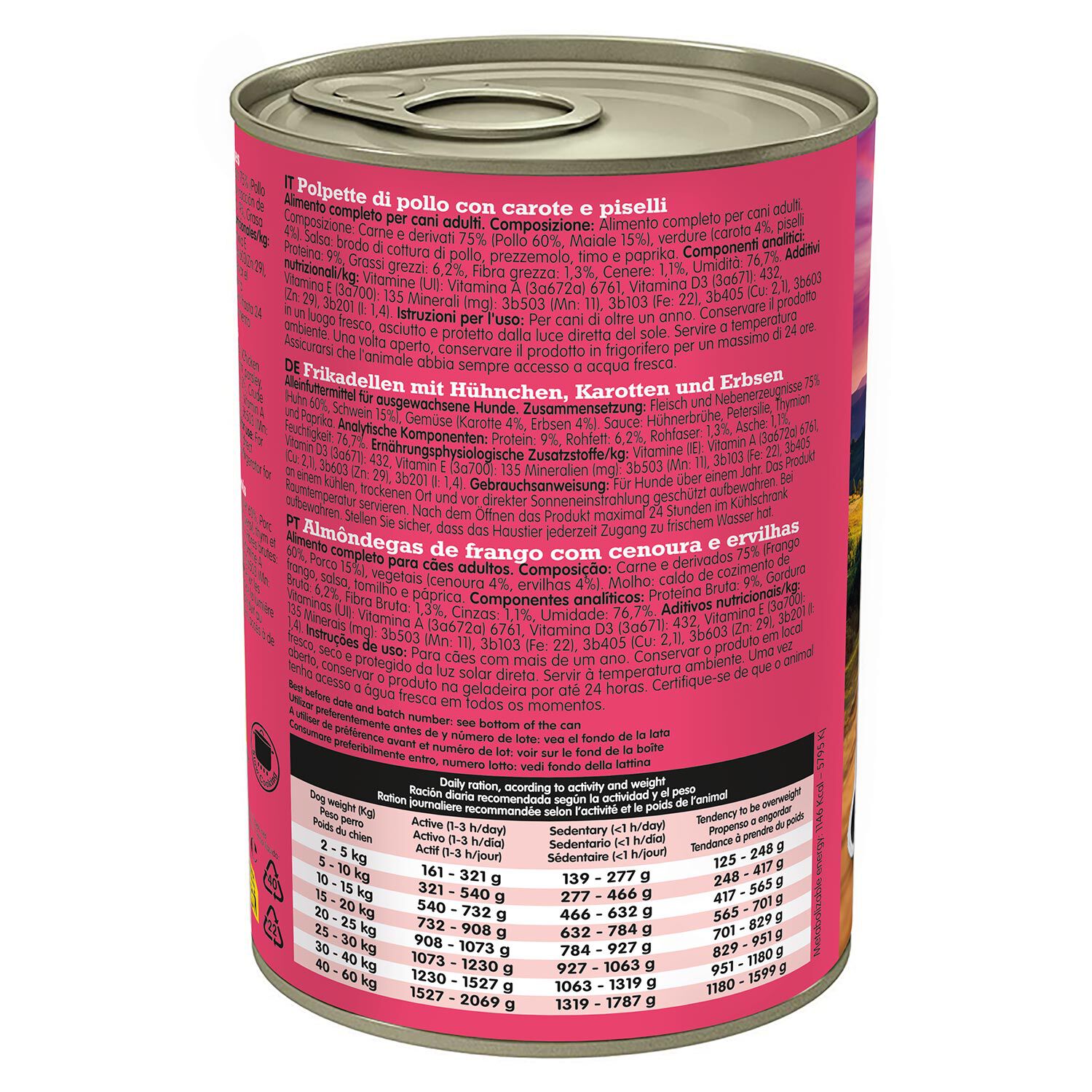 Arquivet Fresh Chicken Meatballs Albóndigas Con Pollo para perro thumbnail