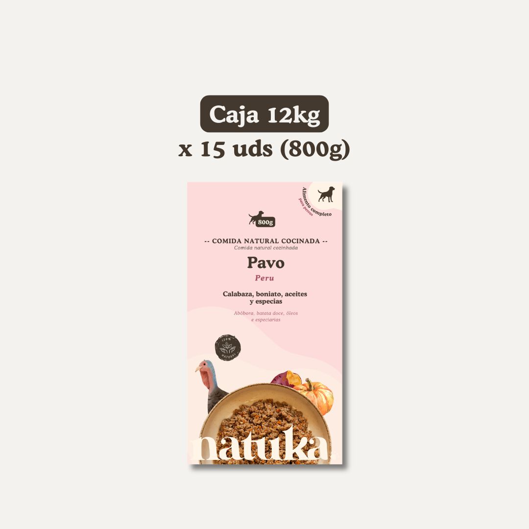 Natuka Comida Natural Men&uacute; Cocinado Pavo para perros, , large Imagen numero 4