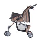 Cochecito plegable PawHut para mascotas color Marrón, , large image number null