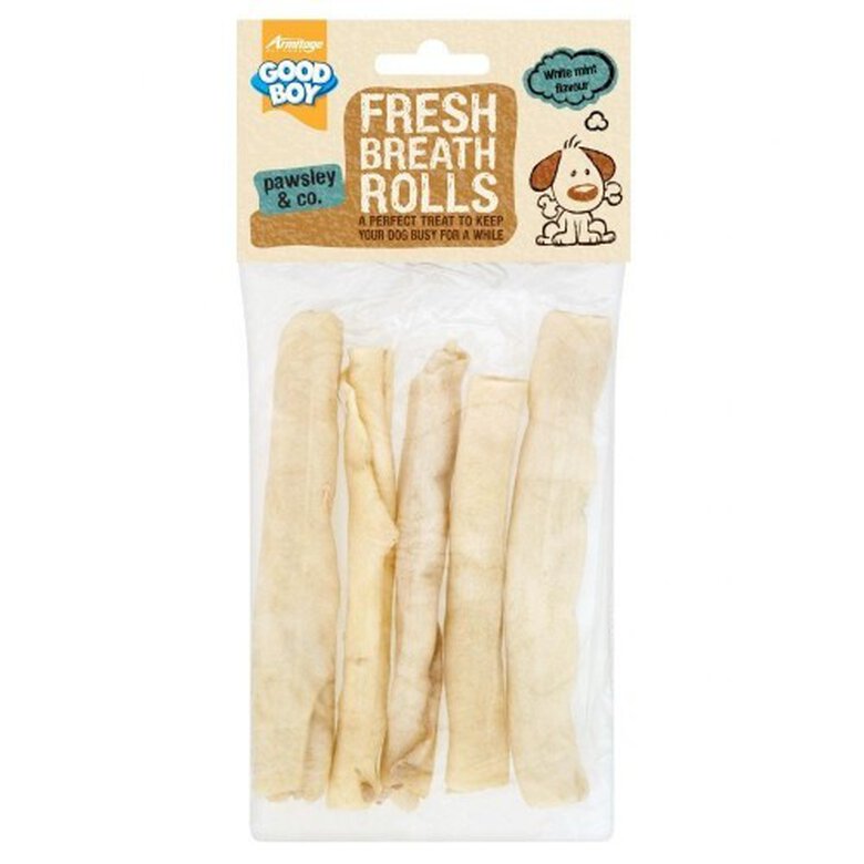 Pack de 5 rollitos aliento fresco para perros sabor Menta, , large image number null