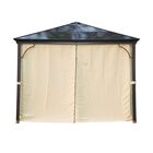 Carpa de jardín con paravientos y mosquitera, , large image number null