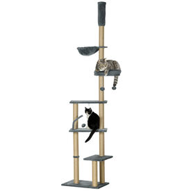 PawHut Árbol Gris para Gatos