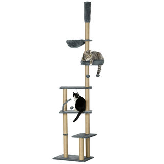 PawHut Árbol Gris para Gatos