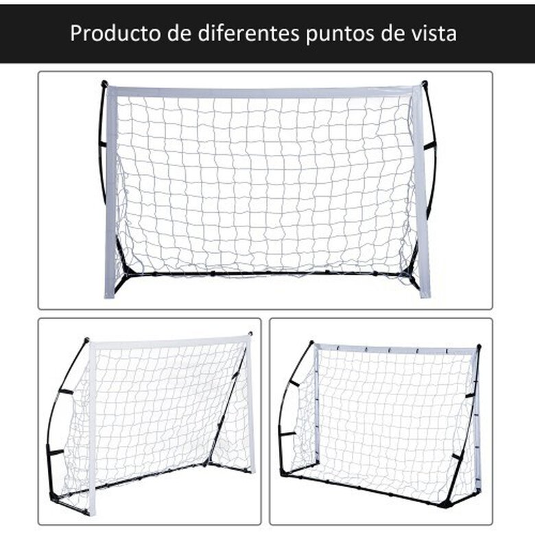 Porteria de futbol Homcom para niños y mascotas color Blanco, , large image number null
