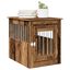vidaXL Jaula para perros madera ingeniería madera vieja 64,5x80x71 cm, , large indicador imagen numero 17