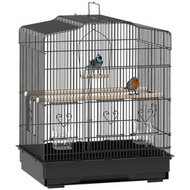 PawHut Jaula para Pájaros Negro