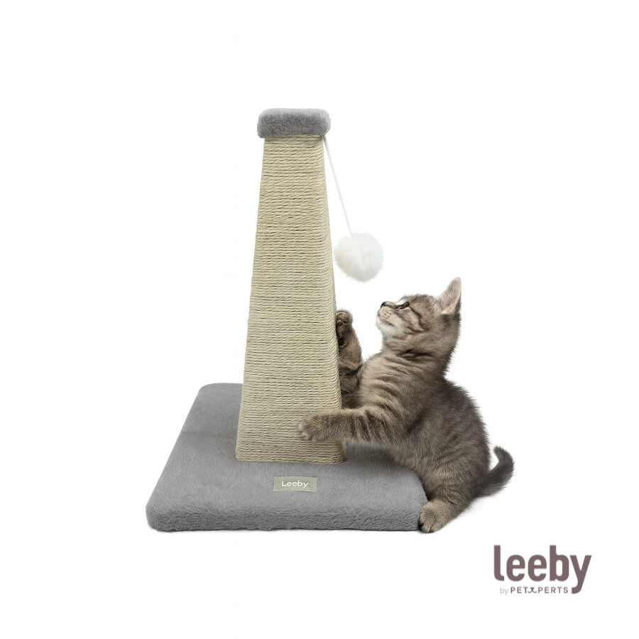 Leeby Katya pirámide rascador con juguete para gatitos thumbnail