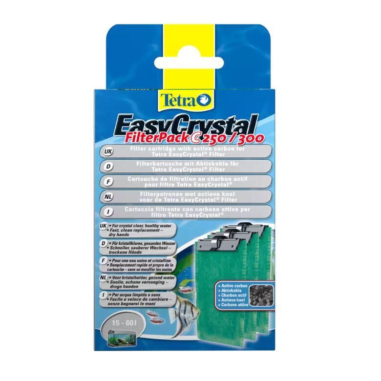 Tetratec EasyCrystal Pack 250/300 Carbón Activo para filtro de acuarios thumbnail