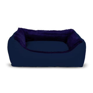 Gauty Cama Tela Impermeable Y Pelo Azul para perros