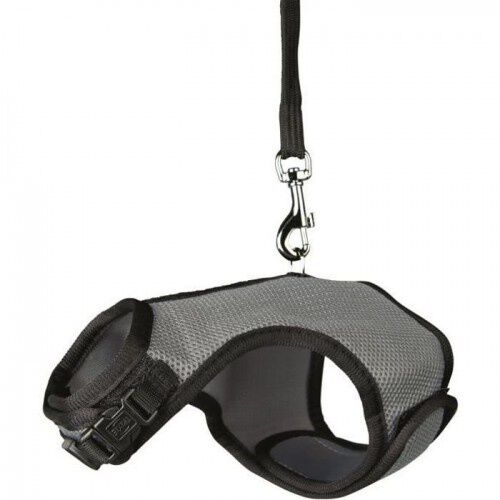 Trixie arn&eacute;s suave con correa celeste para conejos, , large Imagen numero 2