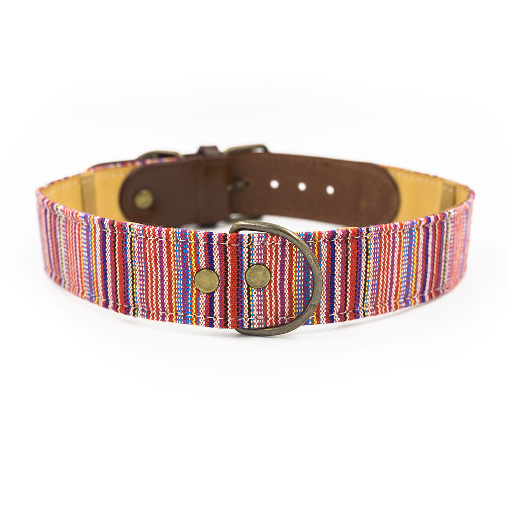 Ladran Gaucho Collar Toby rosa  para perros, , large Imagen numero 1