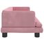 vidaXL Cama para perros de terciopelo rosa 80x45x30 cm, , large indicador imagen numero 3