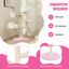 COSTWAY Árbol Rascador para Gatos, Torre de Escalada para Gatos con 2 Plataformas, 2 Nidos, 2 Bolas Colgantes y Postes de Sisal, Torre de Árbol para Gatos, Blanco y Rosa, , large indicador imagen numero 5