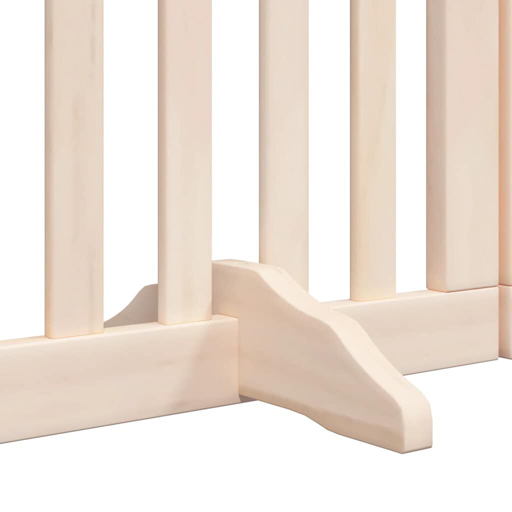 vidaXL Puerta para perros plegable 12 paneles madera de &aacute;lamo 600 cm, , large Imagen numero 13