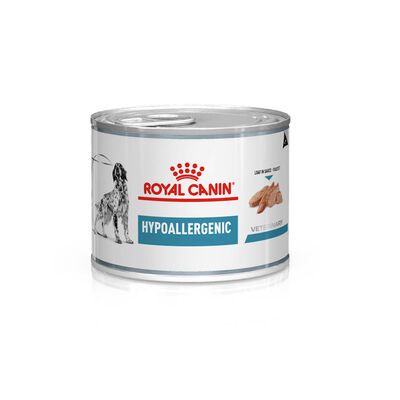 Royal Canin Veterinary Diet Hypoallergenic lata para perros  