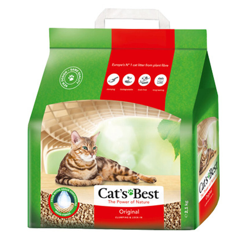 Cat's Best OKO PLUS 5 L Arena Aglomerante Biodegradable, , large image number null