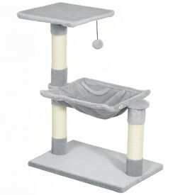PawHut &Aacute;rbol para Gato Gris Claro