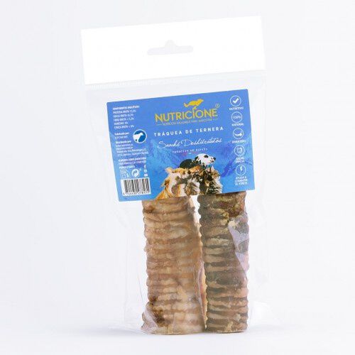 Nutricione Snack Traquea de ternera para perros (pack de 5 uds), , large Imagen numero 1