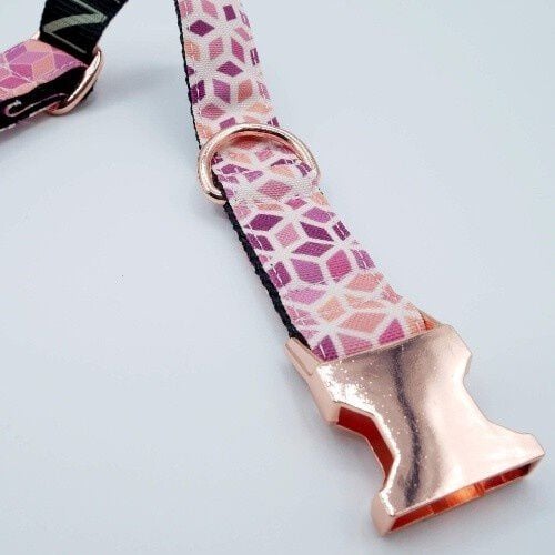 Baona collar kuta morado y rosa para perros, , large Imagen numero 4