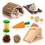 Nobleza 8pcs Juguetes para Hámster, Madera para Masticar Gnaw Throw Toss Juguetes para los Conejos, la Chinchilla, Hámsters, Cobayas, , large indicador imagen numero 1