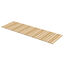 Outsunny Camino de Jardín de Madera 120x38 cm Pasarela Recta Enrollable para Exteriores Resistente a la Intemperie Decorativo de Jardín para Playa Boda Fiesta Natural, , large indicador imagen numero 1