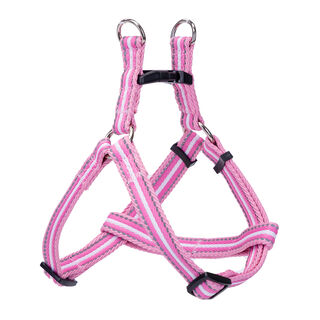 Nobleza Arnés Reflectante Rosa para Perros