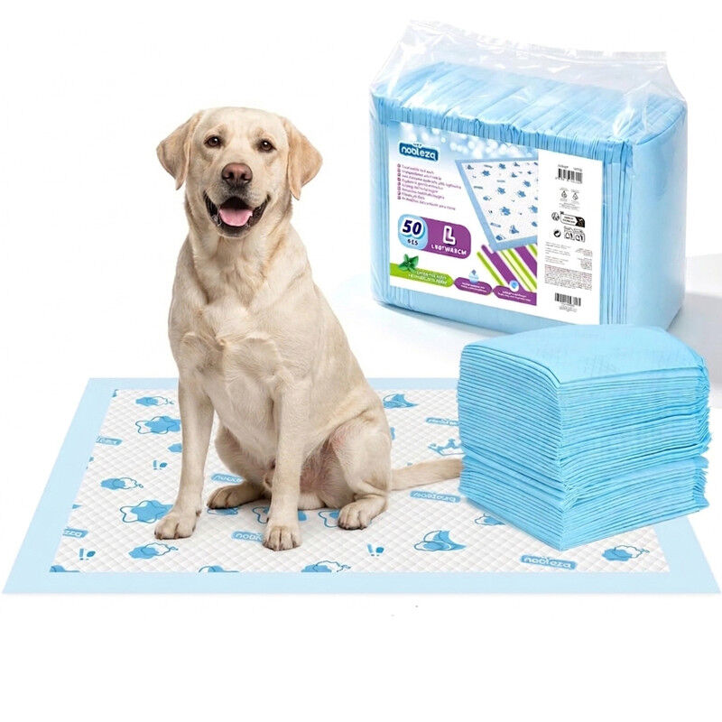 Nobleza Empapadores Perros 50 Unidades 90x90 cm, Alfombrillas Absorbentes Desechables con Dise&ntilde;o Estampado, Pa&ntilde;ales para Perros y Cachorros Antifugas y Antiolores, , large Imagen numero 6