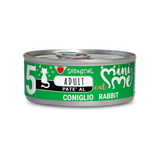 Disugual Mini Me 5 Conejo en Paté Lata para gatos 