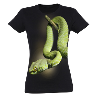 Camiseta Mujer Mamba verde color Negro