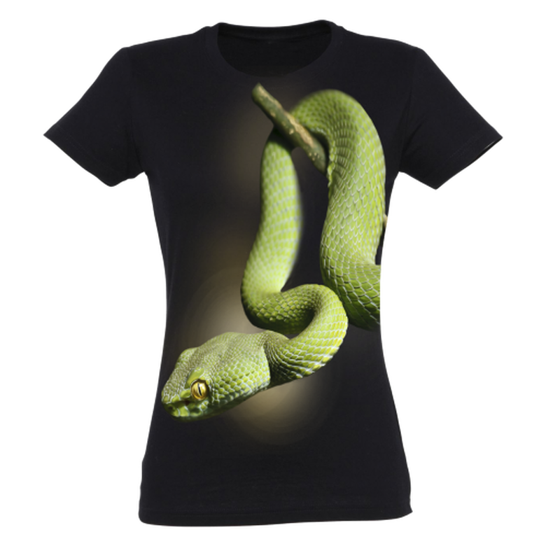 Camiseta Mujer Mamba verde color Negro, , large image number null