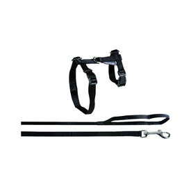 Flamingo Arn&eacute;s con Correa Ela Negro para gatos