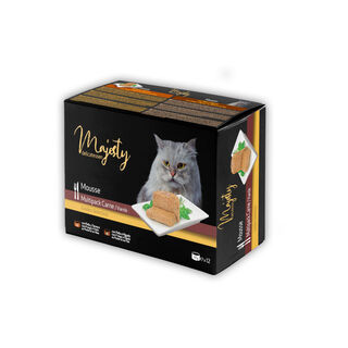 Majesty Adult Gold Selection Mousse Carne lata para gatos – Pack