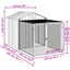 vidaXL Gallinero con corral acero galvanizado gris claro 117x609x123cm, , large indicador imagen numero 24