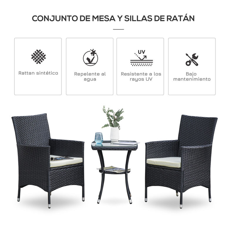 Outsunny Conjunto de Muebles para jardín thumbnail