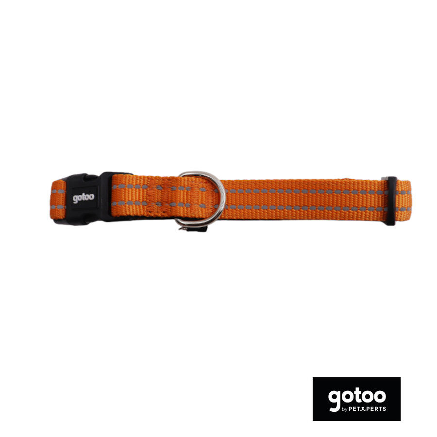 Gotoo Collar de nylon reflectante naranja para perros, , large Imagen numero 2