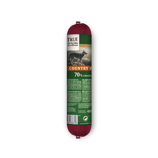 True Origins Salchicha Wild Country Water Pollo para perros 