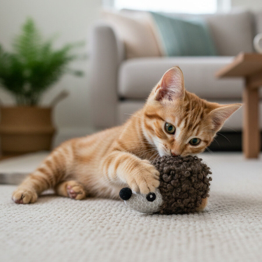 Tootoy! Peluche Suave Herizo para gatos, , large Imagen numero 1