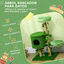 PawHut Árbol Rascador para Gatos 91 cm Torre para 1-2 Gatos con Caseta Cama Hamaca Poste de Yute y Bola Colgante 50x40x91 cm Verde, , large indicador imagen numero 4