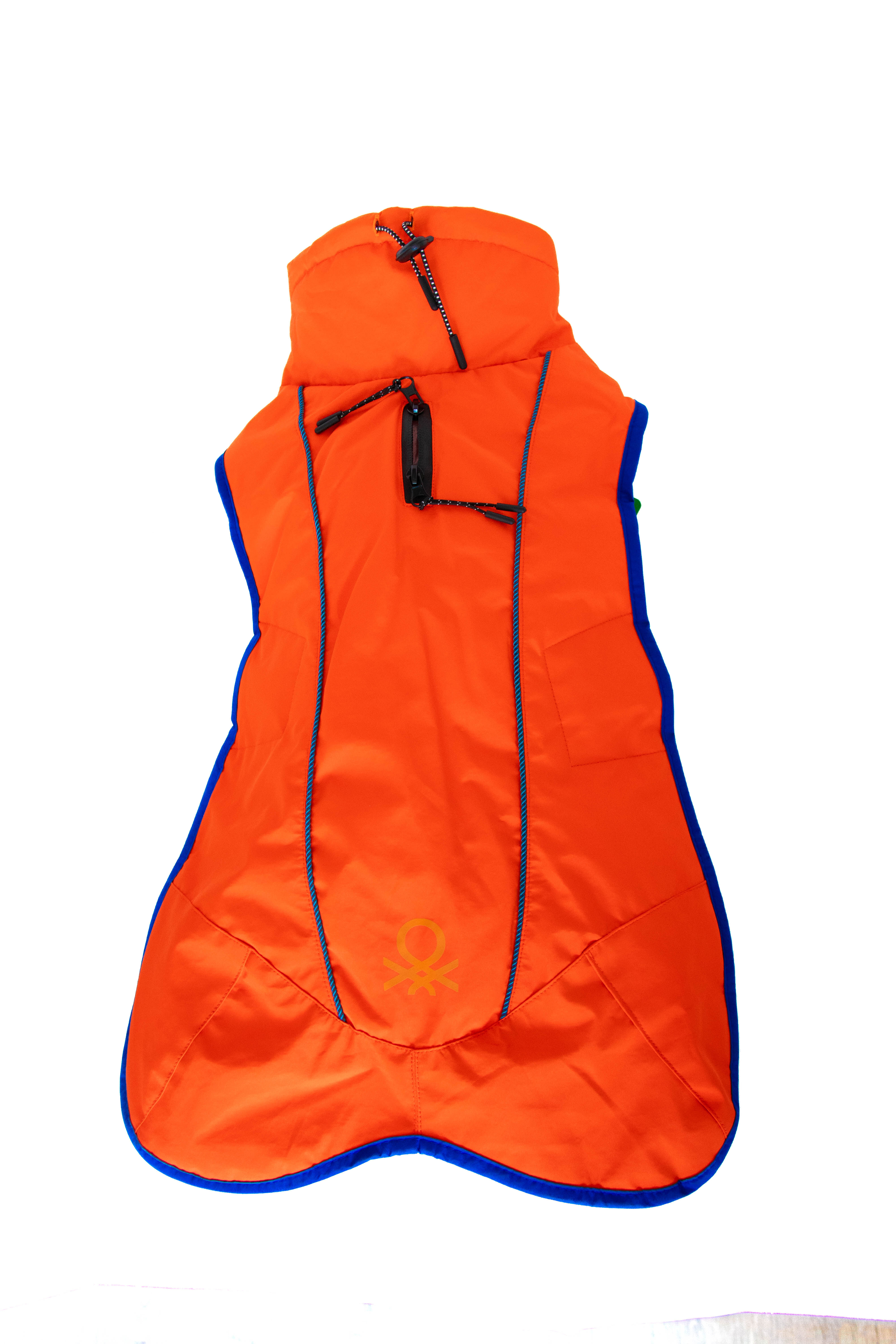 Benetton Abrigo Naranja Talla 32cm, , large Imagen numero 1