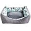 PETplus Cama reversible con estampado de hexágonos para perros, , large indicador imagen numero 1