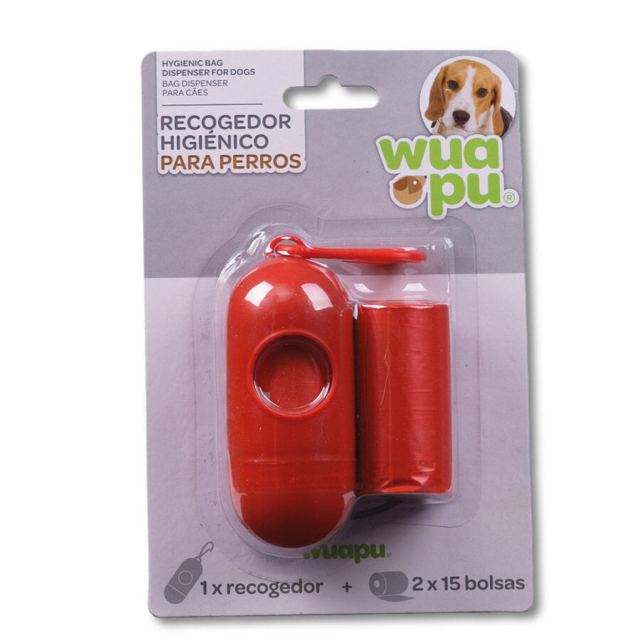 Wuapu Recogedor Higiénico Rojo
