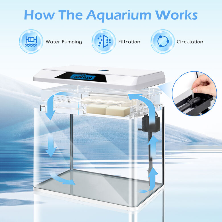 Nobleza Acuario Blanco para Peces thumbnail
