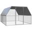 vidaXL Jaula gallinero de acero galvanizado 3x12x2 m, , large indicador imagen numero 16
