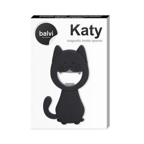 Abre-botellas Katy en forma de gato color Gris thumbnail