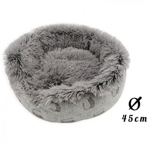 AIME cama redonda de piel beige para mascotas peque&ntilde;as, , large Imagen numero 2
