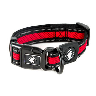 TK-Pet Reflective Comfort Collar Rojo para perros