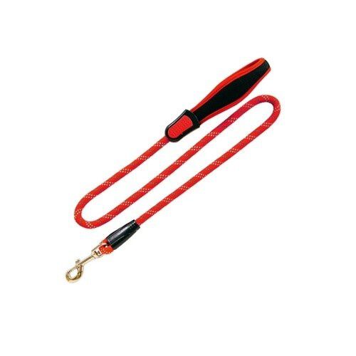 Arppe confort correa de nylon redondo rojo y negro para perros, , large Imagen numero 1