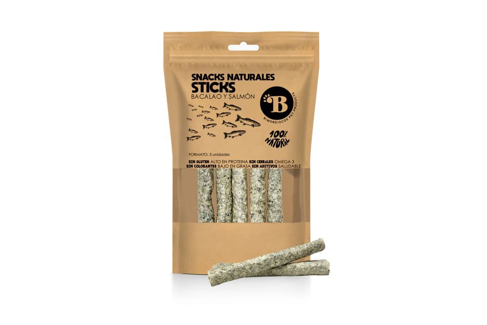 BIMORDISCOS Barritas de Bacalao y Salm&oacute;n para Perros y Gatos, , large Imagen numero 1