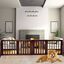 COSTWAY Barrera de Seguridad Extensible Valla de Madera para Puerta Escalera Protección para Perro Mascotas, , large indicador imagen numero 2